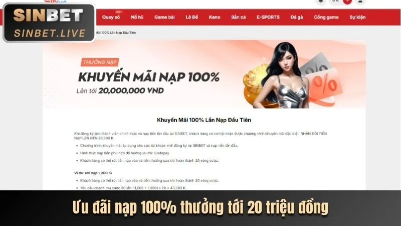 Thưởng nạp tiền hàng ngày tại Hihi88